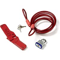 Northcore Lockjaw Longboard Fin Lock Tornillos- Adultos Unisex- Rojo (Rojo)- Talla Única